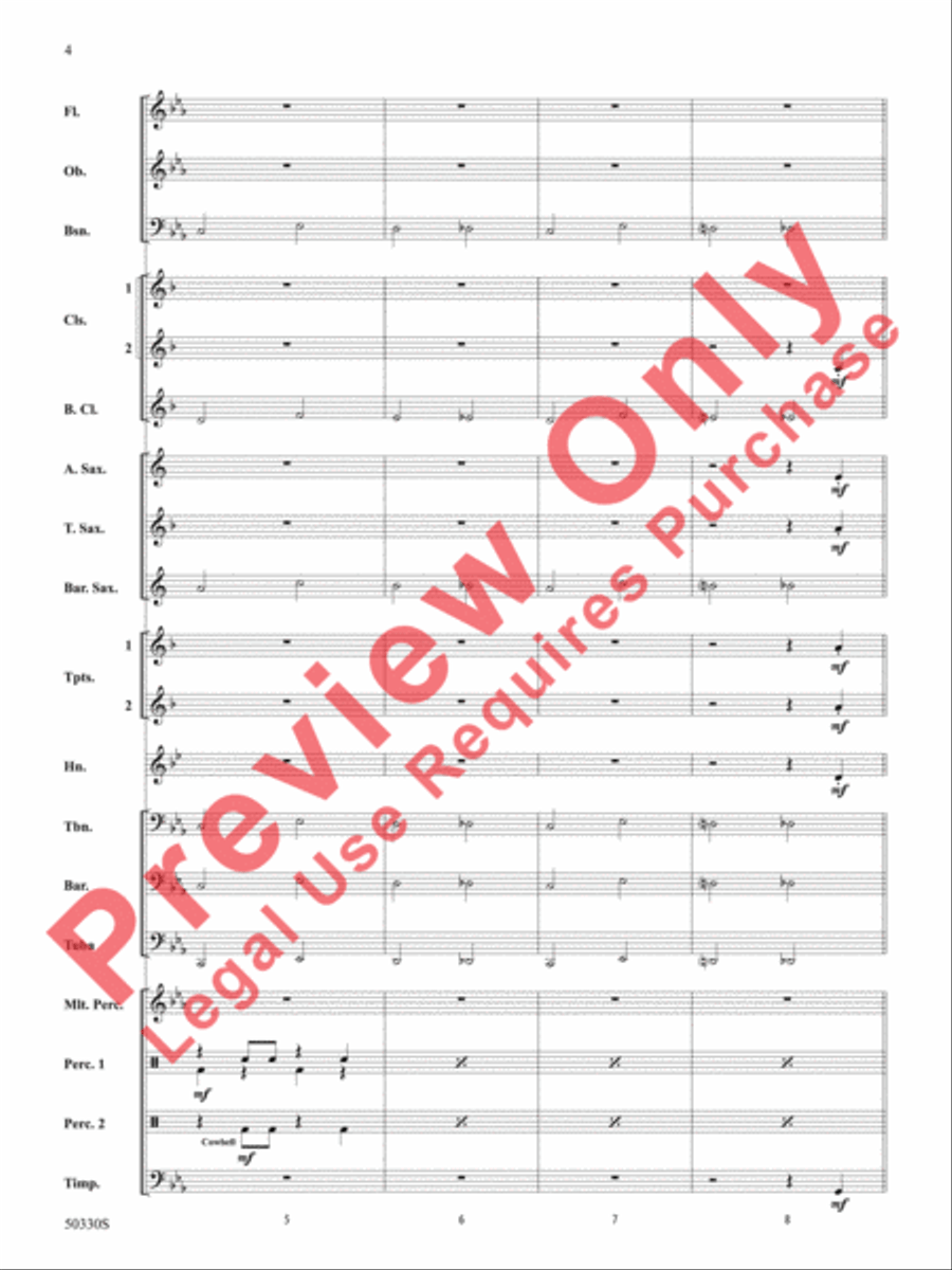 Zombie Rock Concert Band scores gallery preview page 5
