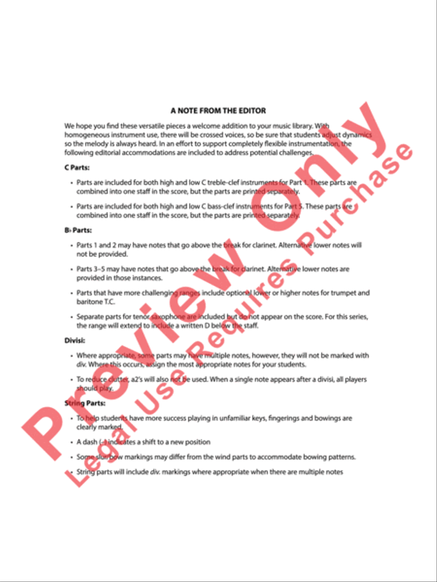 You'll Be Back Concert Band scores gallery preview page 3