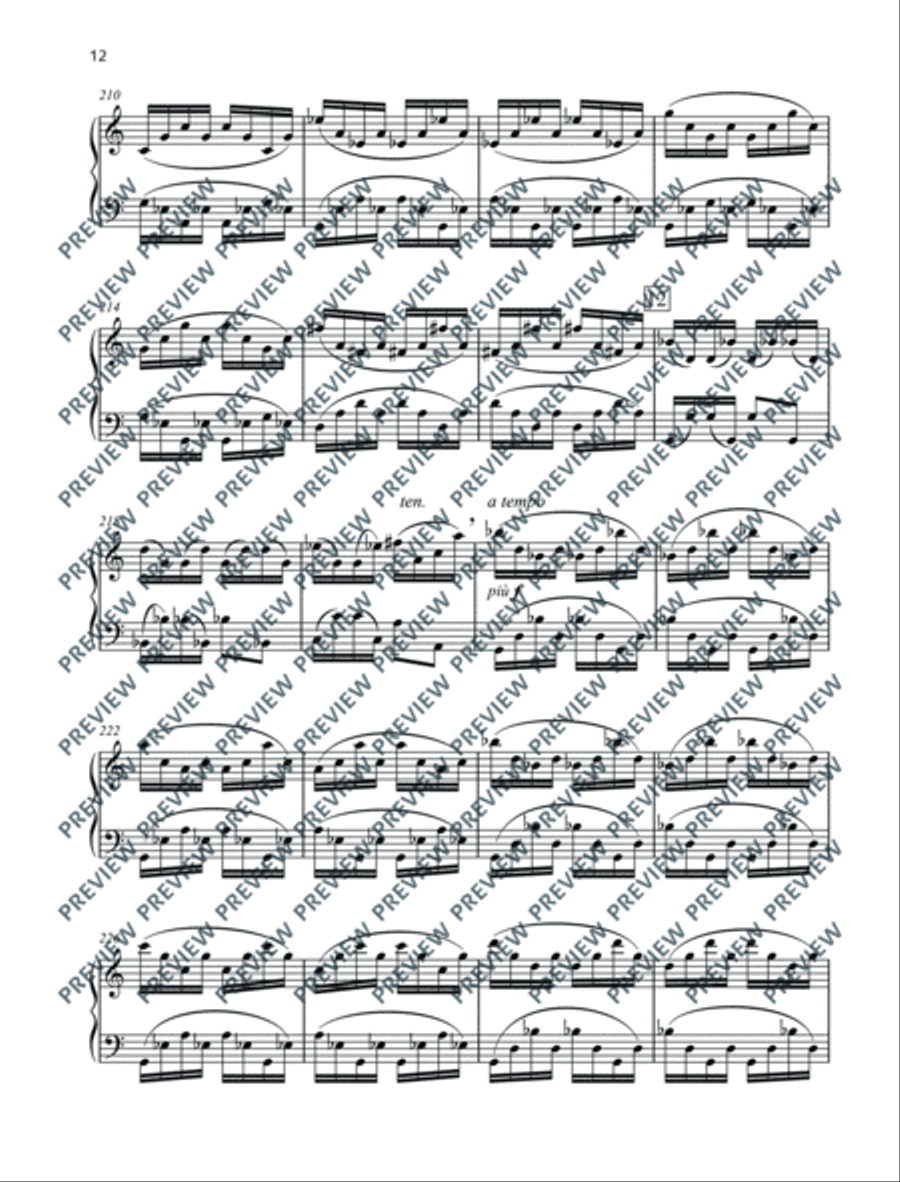 Castillo Interior Piano Solo scores gallery preview page 13