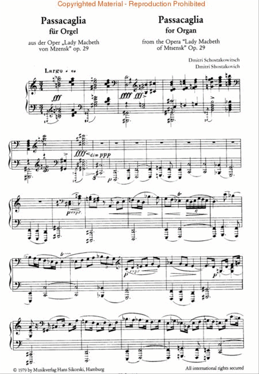 Passacaglia, Op. 29 Organ scores gallery preview page 2