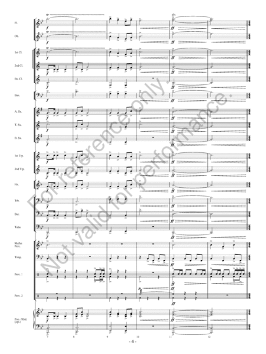 Call Of Champions Concert Band scores gallery preview page 5