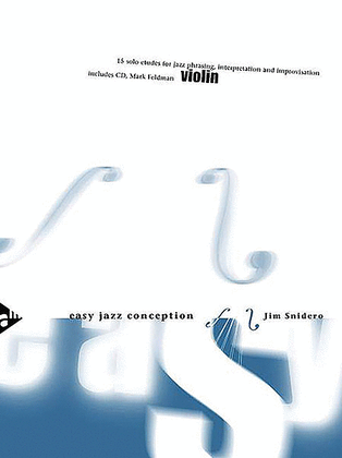 Book cover for Easy Jazz Conception -- Violin