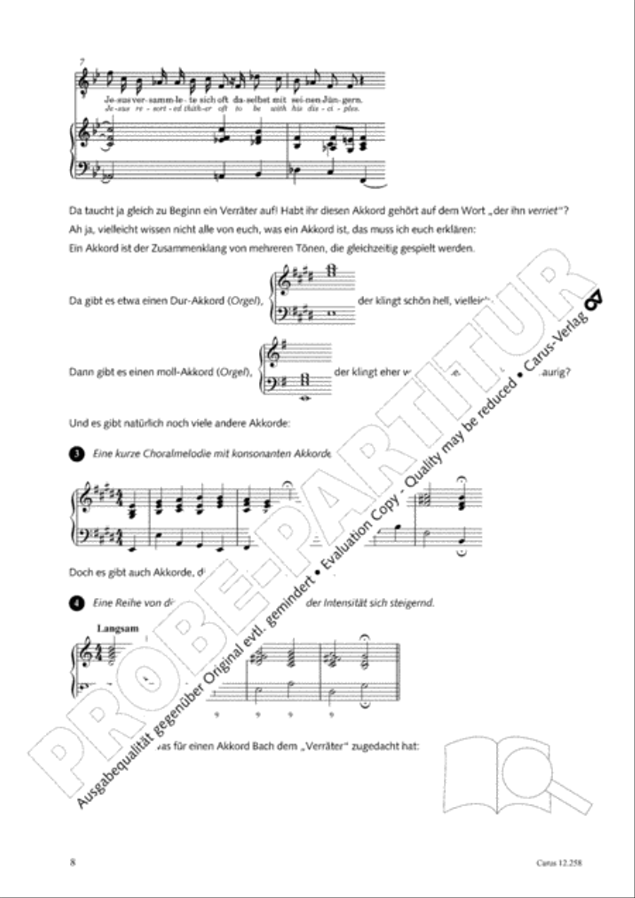 Johann Sebastian Bachs Johannes-Passion fur Kinder und Jugendliche STB scores gallery preview page 9