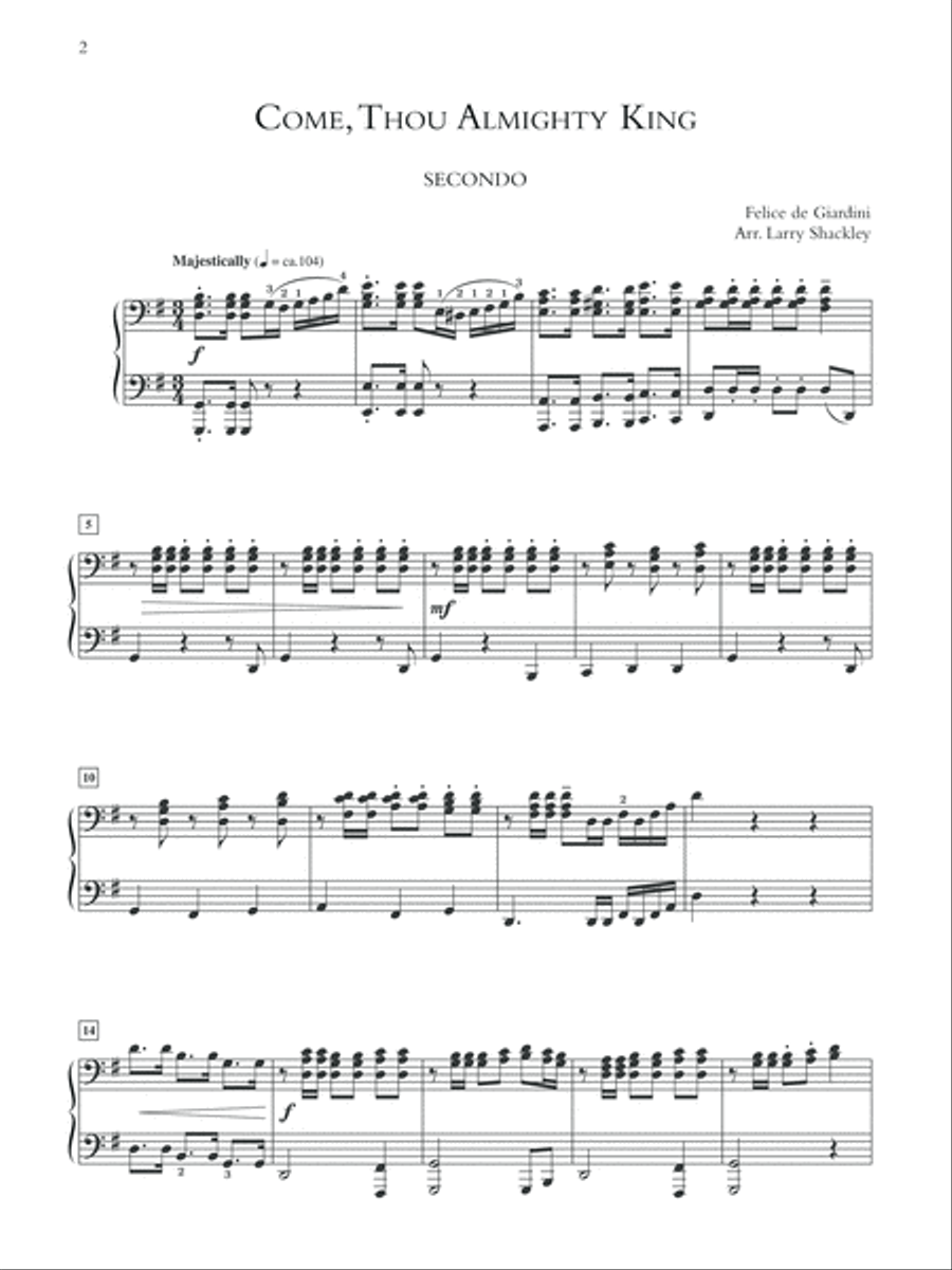 Four Hands in Praise Small Ensemble scores gallery preview page 3