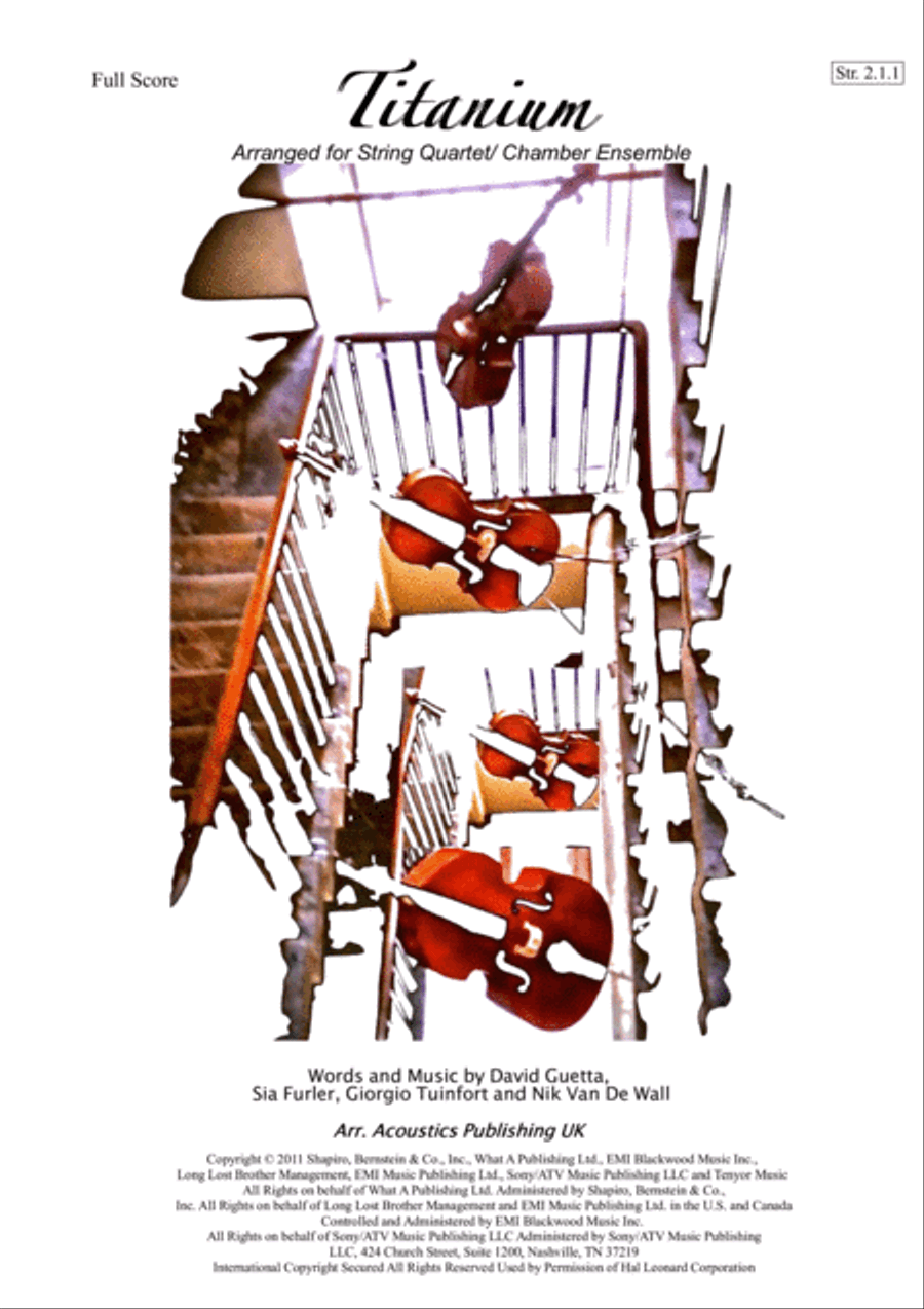 Titanium String Quartet scores gallery preview page 1