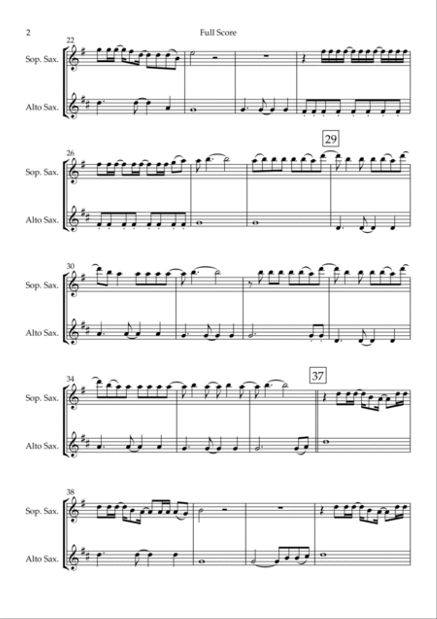 Empire State Of Mind Woodwind Duet scores gallery preview page 2