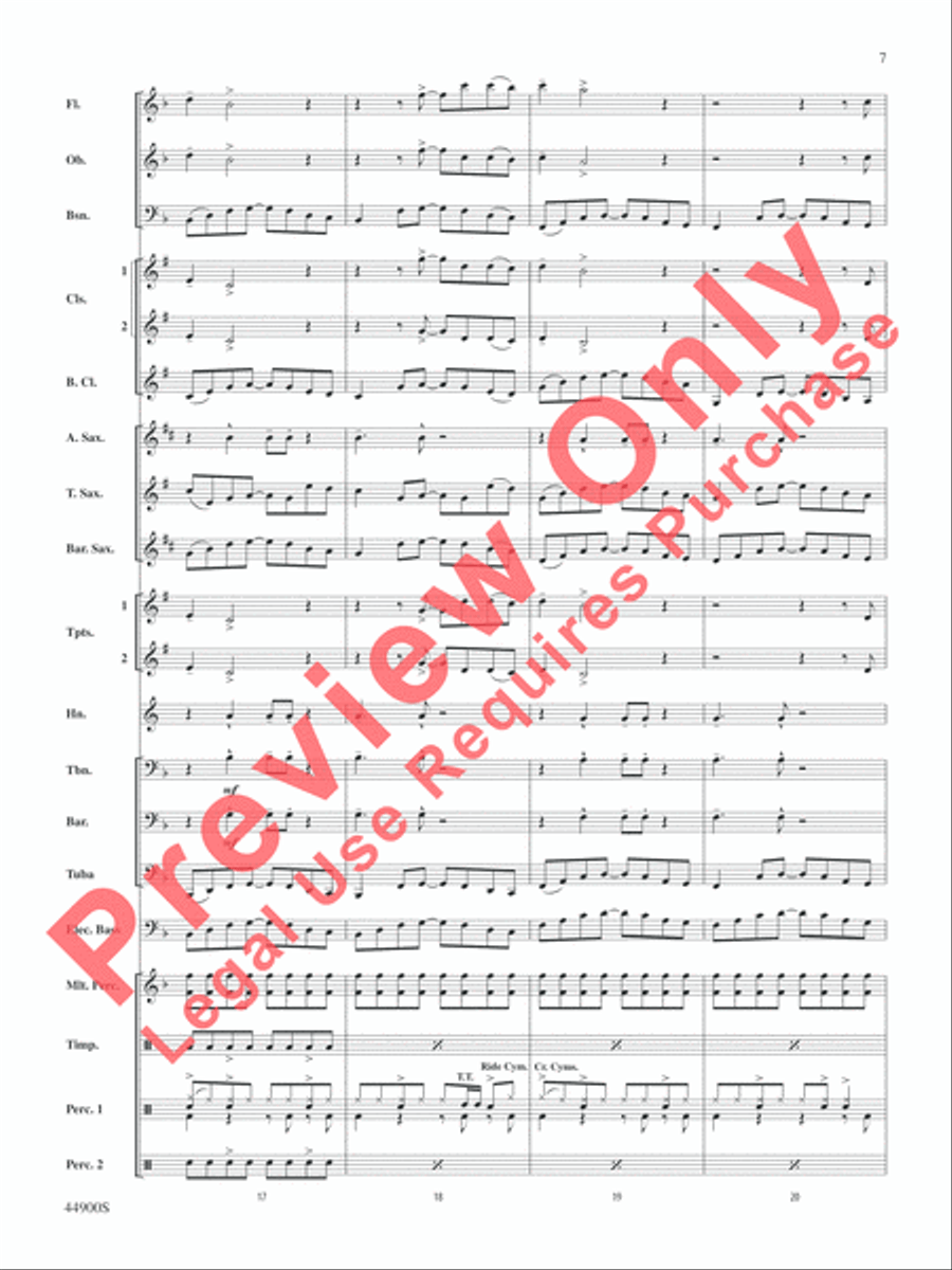 She's Kinda Hot Concert Band scores gallery preview page 8
