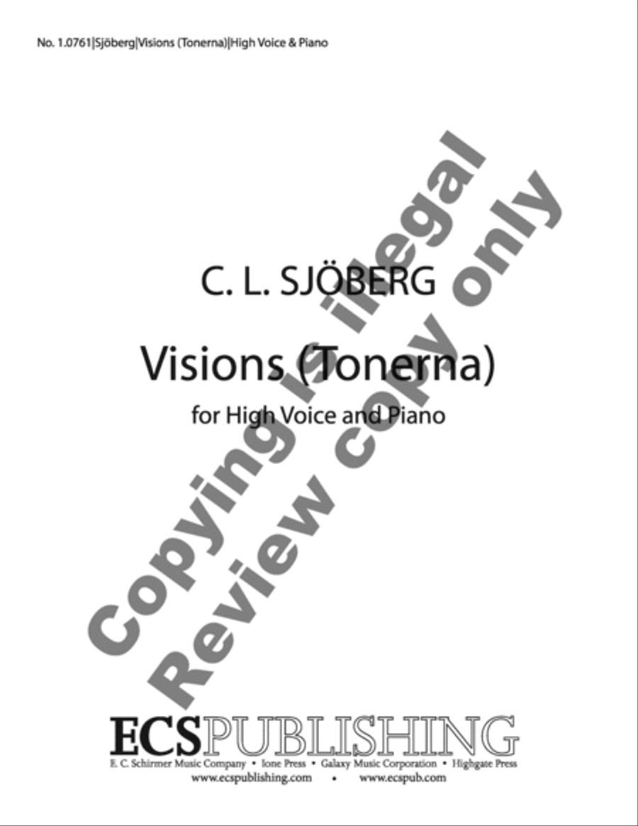 Visions (Tonerna) Visions (Tonerna) High Voice scores gallery preview page 5