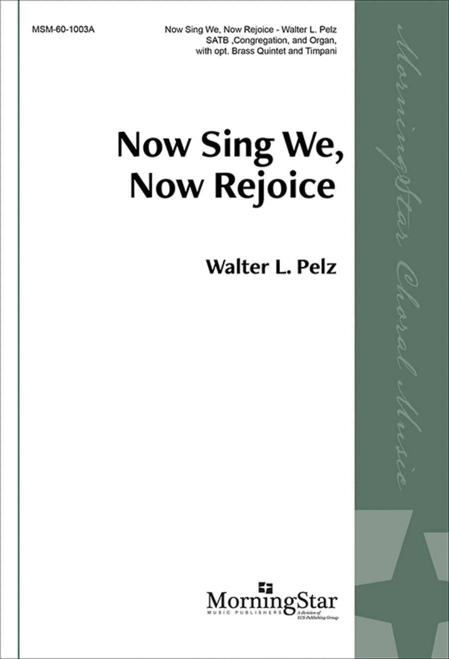 Now Sing We, Now Rejoice (Choral Score) 4-Part scores gallery preview page 1