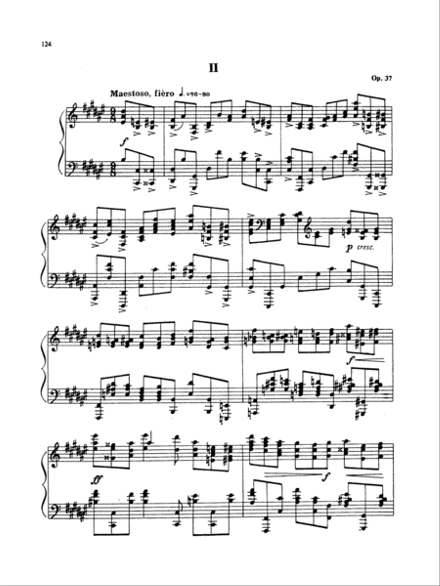 Scriabin: Preludes Piano Solo scores gallery preview page 1