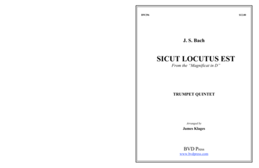 Sicut Locutis Est Trumpet scores gallery preview page 1