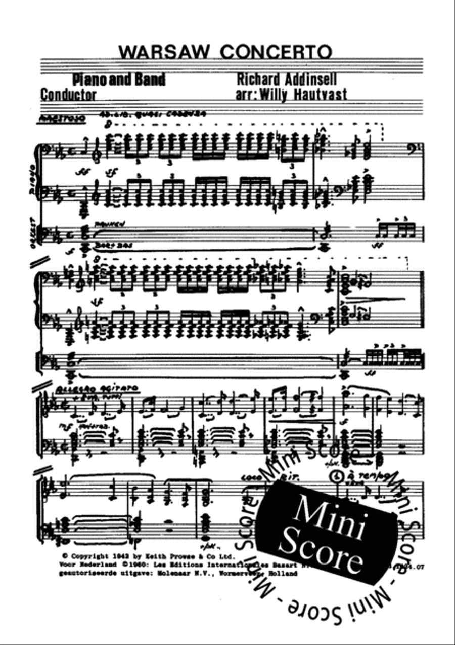 Warsaw Concerto Warsaw Concerto Concert Band scores gallery preview page 5