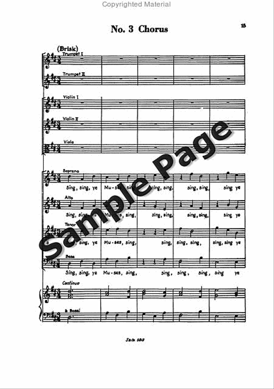 Blow Marriage Ode Full Score Mixed Choir scores gallery preview page 18