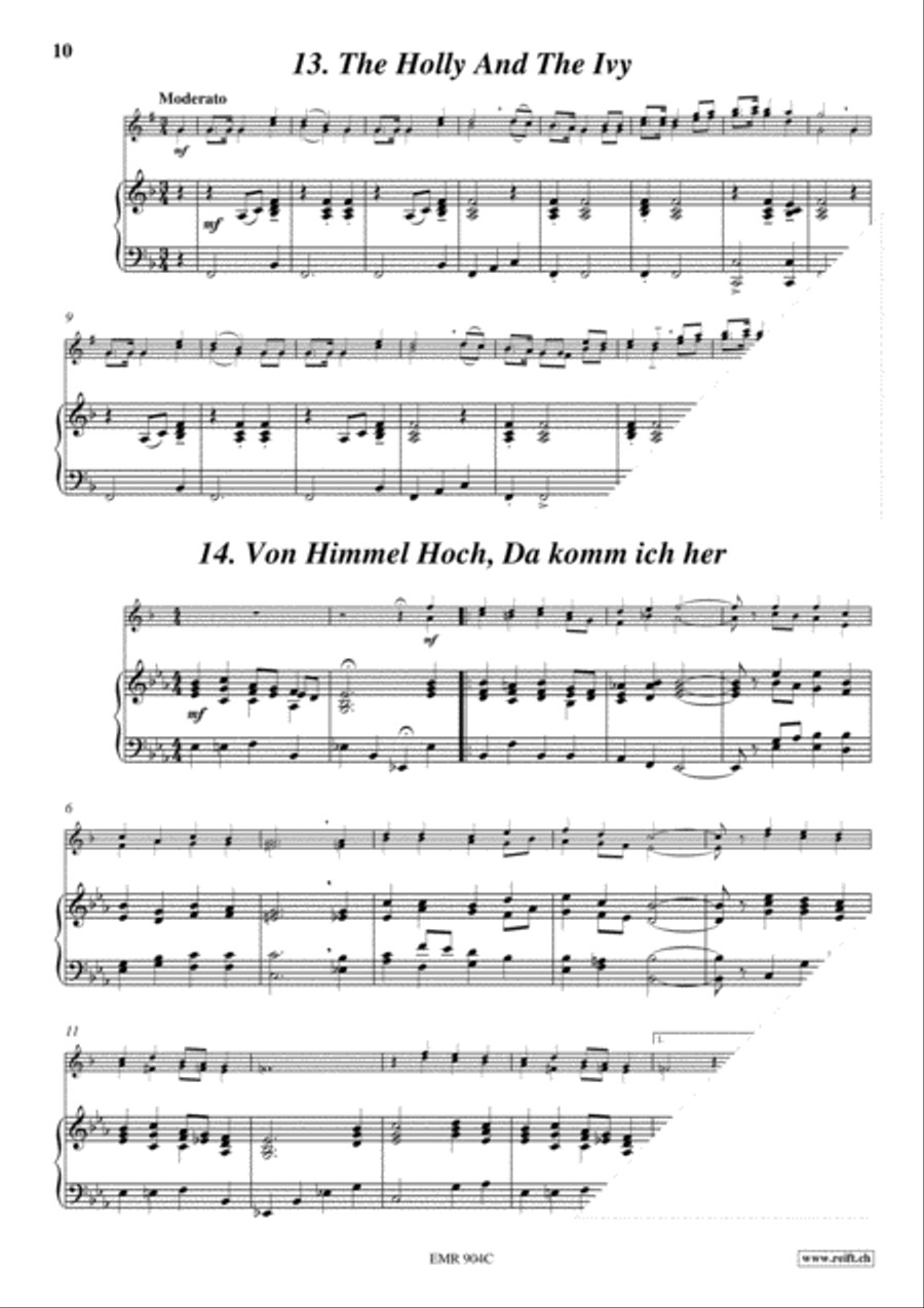 28 Weihnachtsmelodien Vol. 1 + 2 Clarinet Solo scores gallery preview page 18