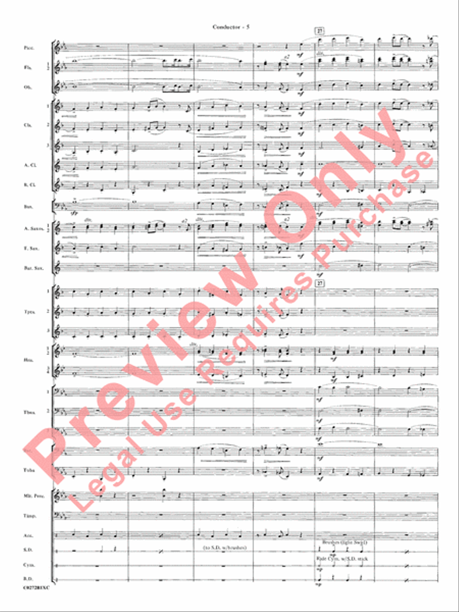 Leroy Anderson: A Legacy in Sound Concert Band scores gallery preview page 8