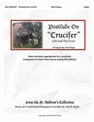 Book cover for Postlude On "Crucifer" (Lift High The Cross) StA OV00132