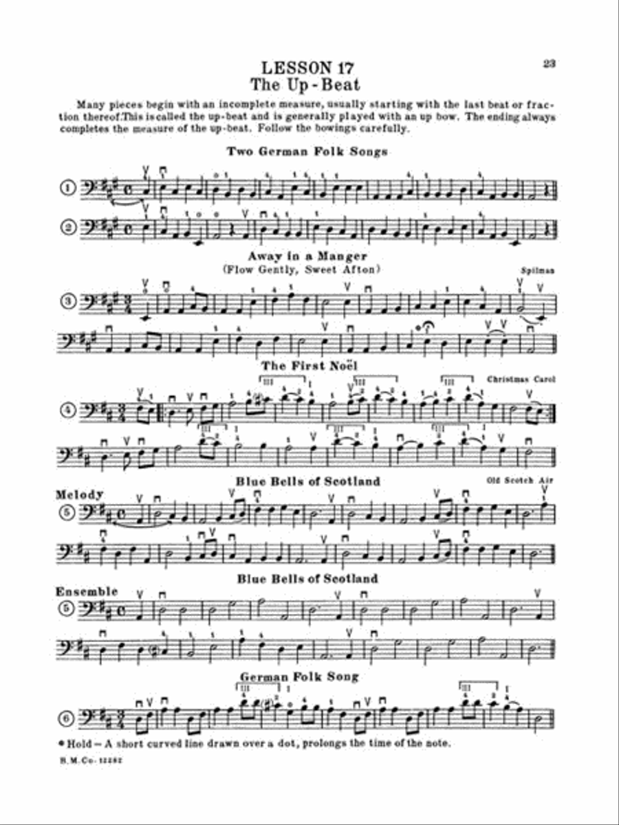 A Tune a Day – String Bass Concert Band Methods scores gallery preview page 3