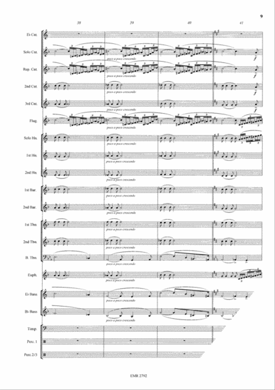 Siegfried's Funeral March Brass Band scores gallery preview page 10