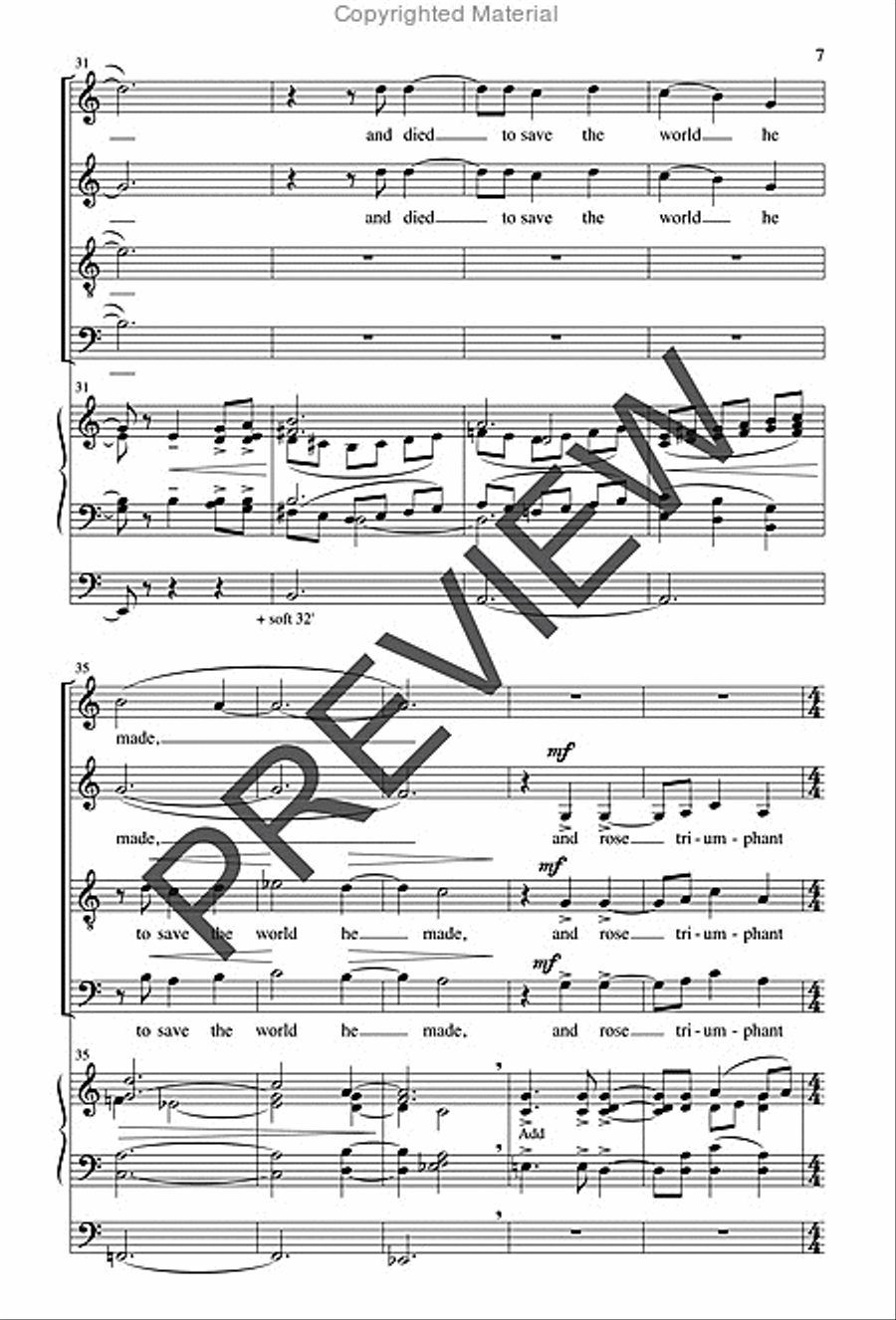 A Call to New Life Choir scores gallery preview page 7