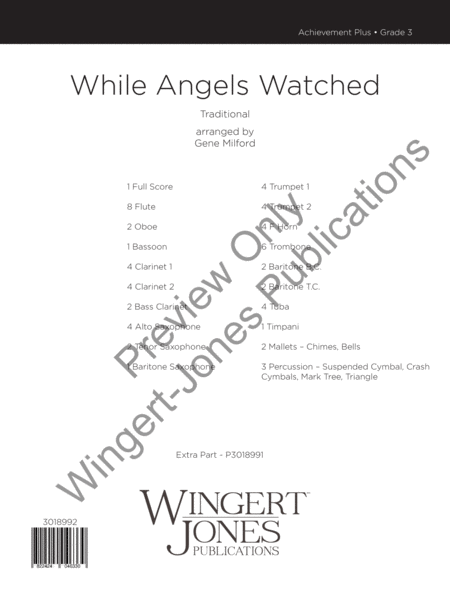While Angels Watched - Full Score