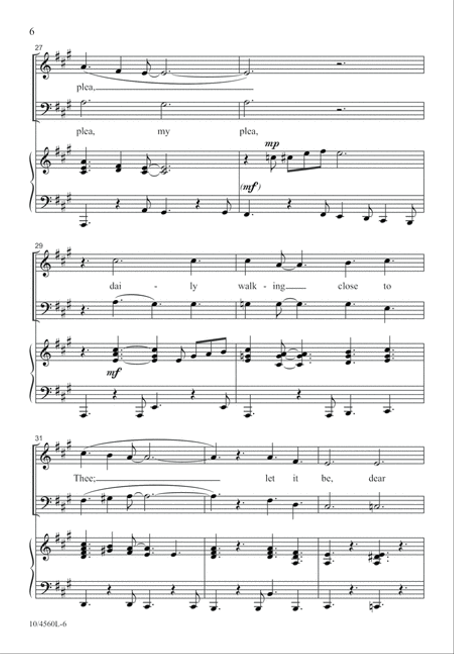 Just a Closer Walk 2-Part scores gallery preview page 6