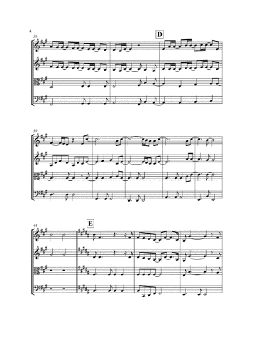 From This Moment On From This Moment On String Quartet scores gallery preview page 4