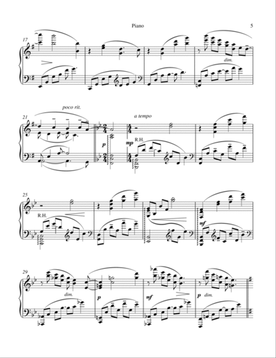 Flowers of the Soul (Piano) Piano Solo scores gallery preview page 5