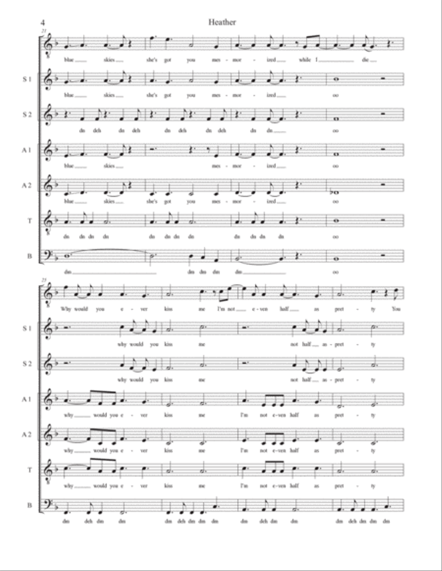 Heather 4-Part scores gallery preview page 4
