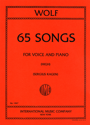 Book cover for 65 Songs. (G. & E.) - High