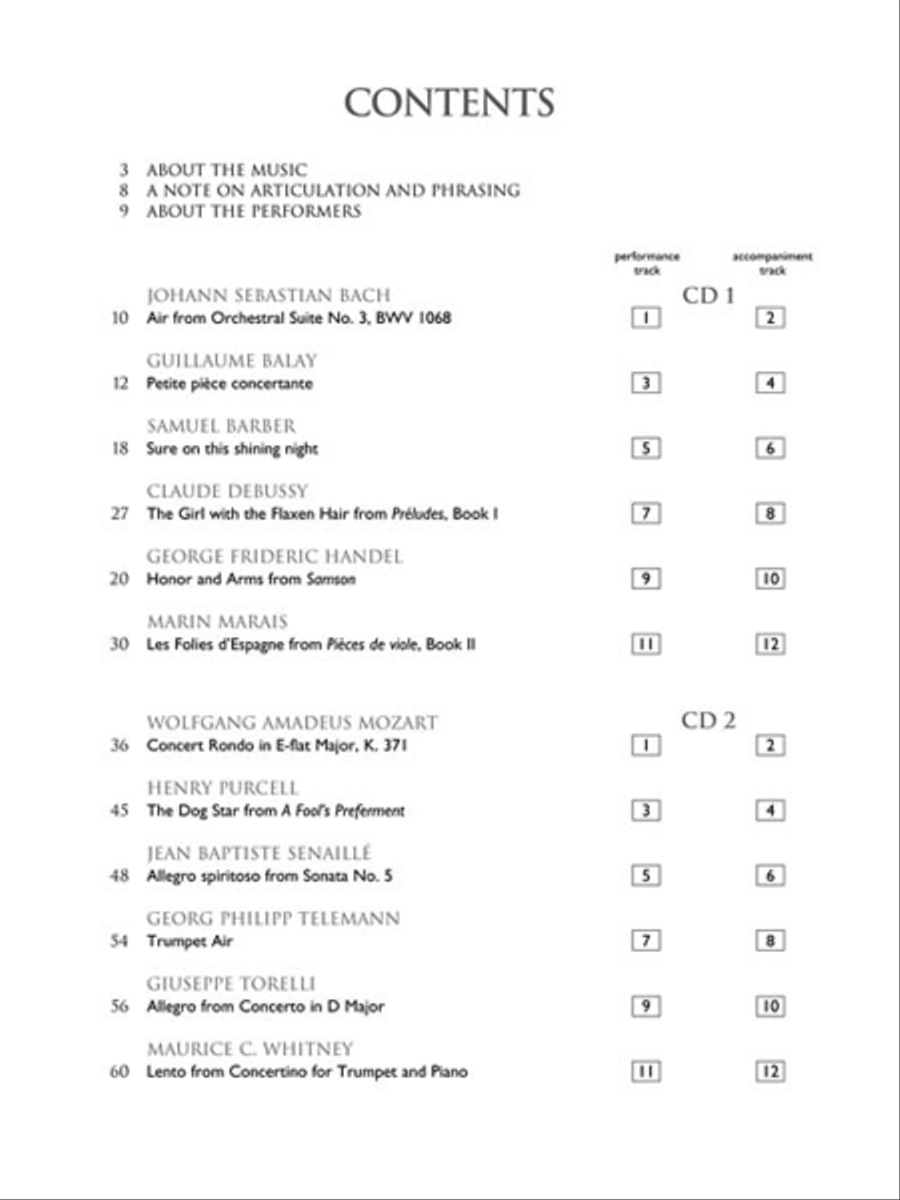 The Trumpet Collection The Trumpet Collection Trumpet Solo scores gallery preview page 3