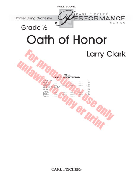 Oath of Honor image number null