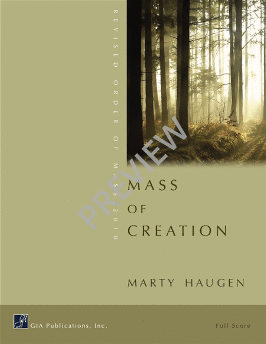 Mass of Creation (Full Score) 4-Part scores gallery preview page 2