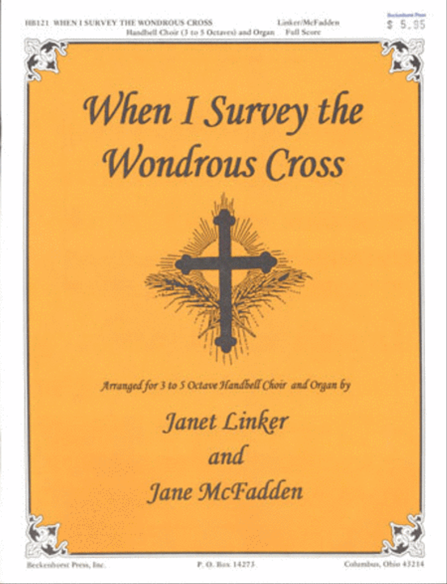 When I Survey the Wondrous Cross - full score Handbell Choir scores gallery preview page 1