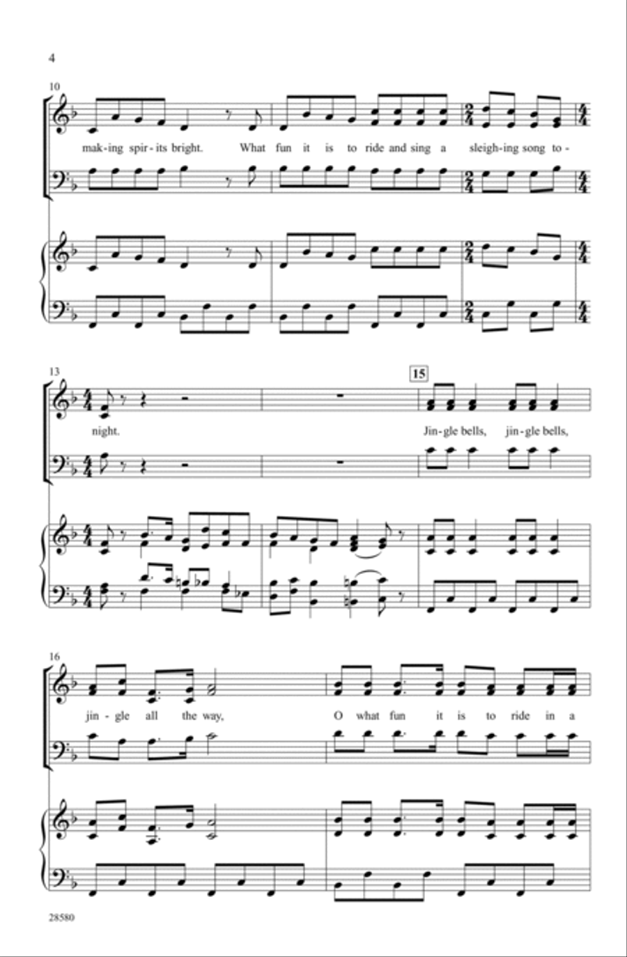 Nutcracker Jingles 3-Part scores gallery preview page 2