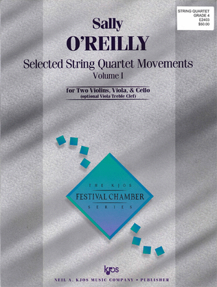 Book cover for Selected String Quartet Movement, Vol I