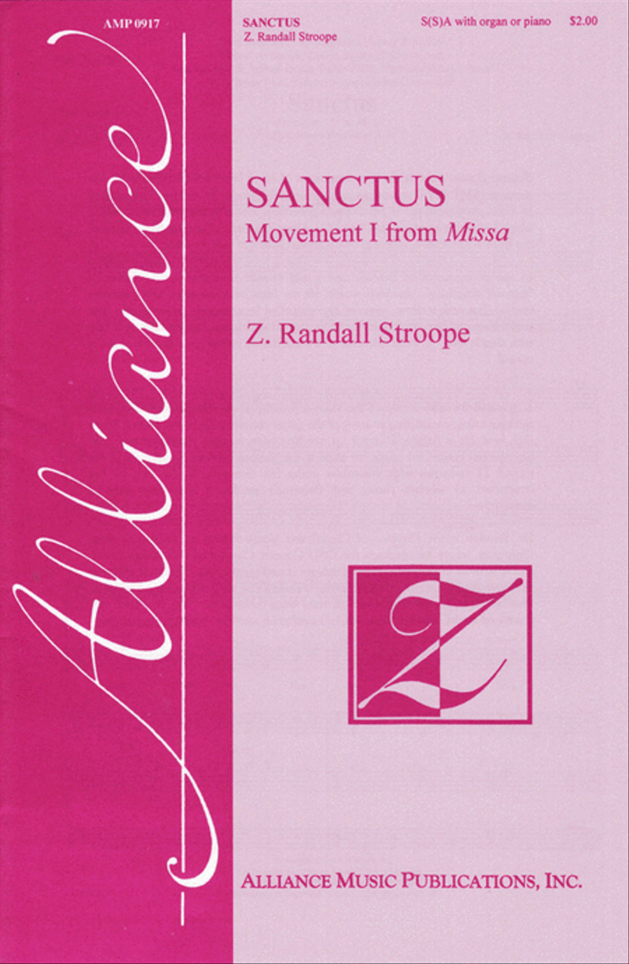 Sanctus Choir scores gallery preview page 1