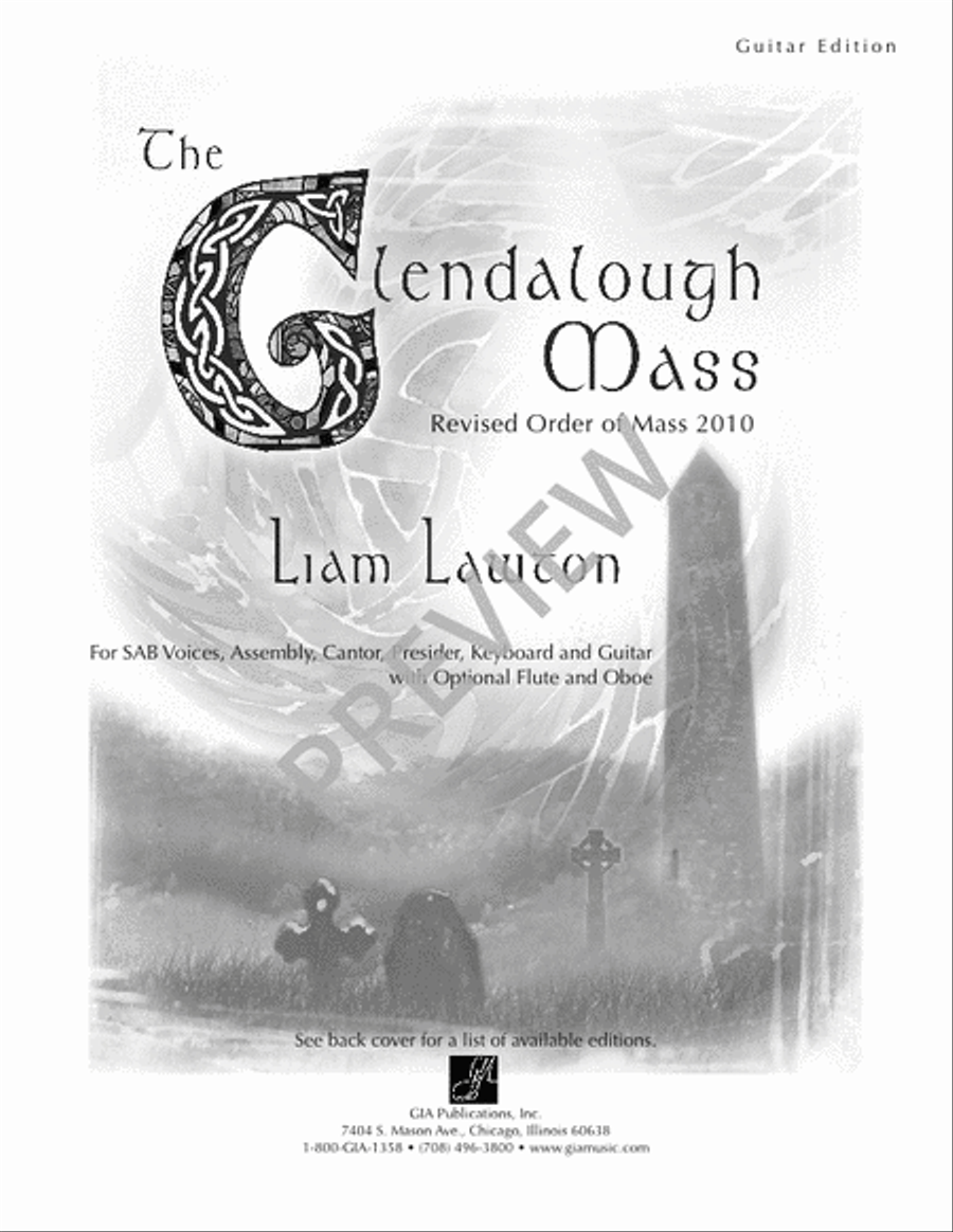 The Glendalough Mass - Guitar edition Guitar scores gallery preview page 2