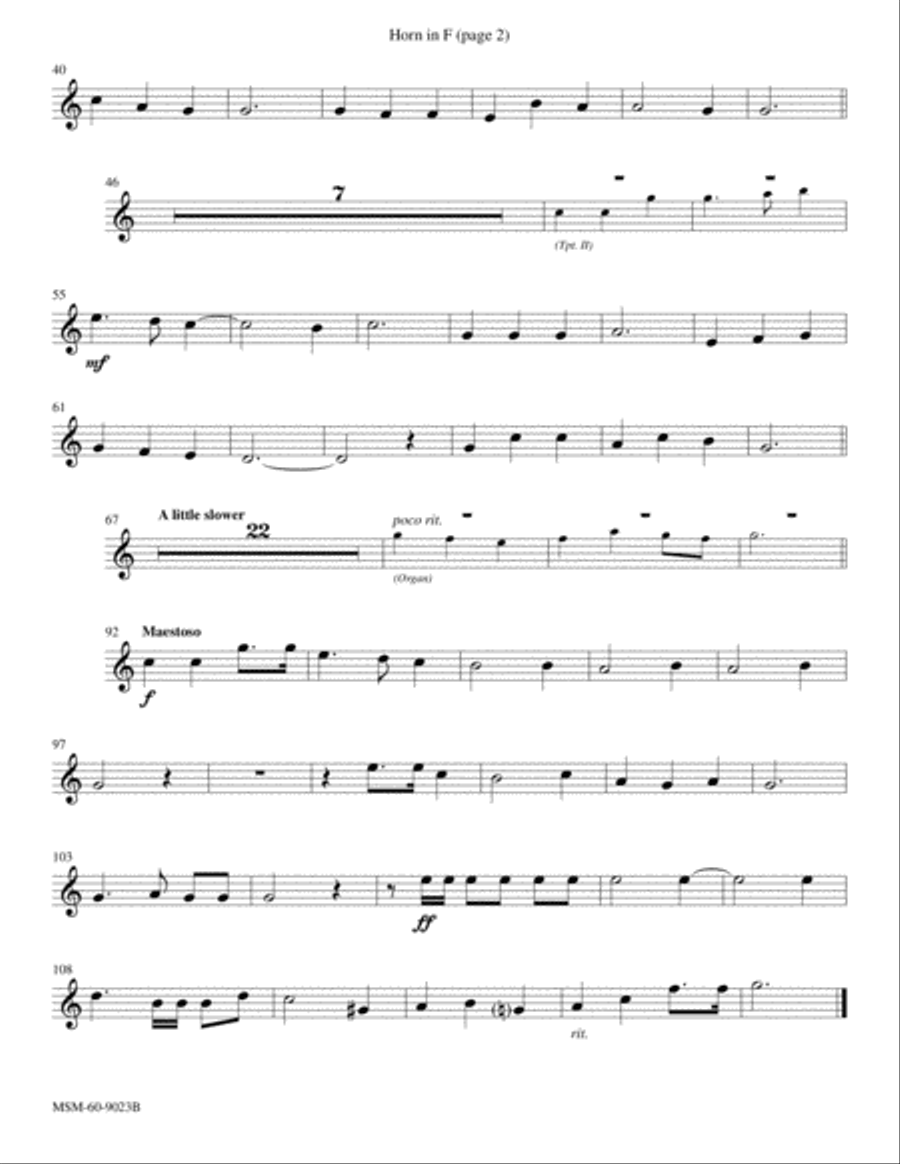 Praise to the Lord the Almighty Choir scores gallery preview page 6
