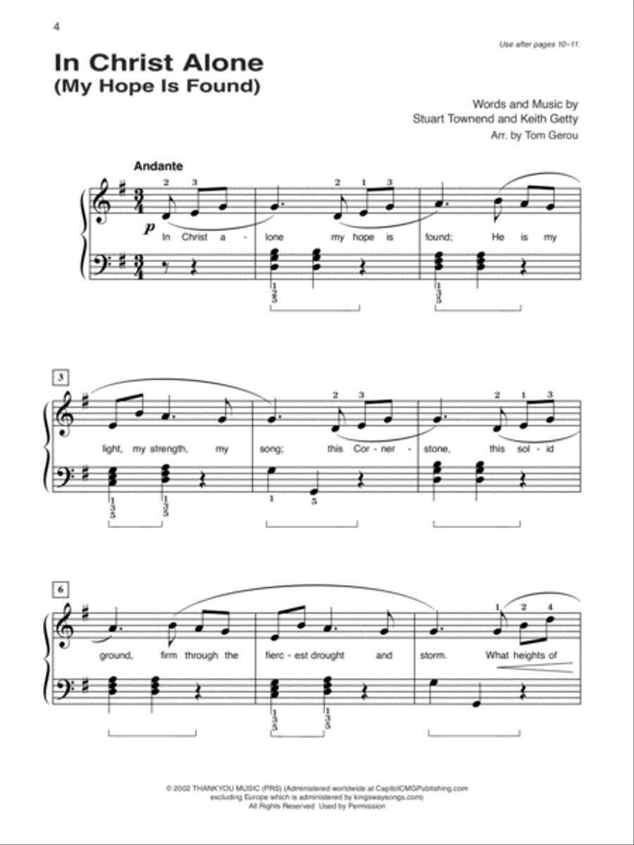 Alfred's Basic Piano Course Praise Hits, Level 3 Piano Method scores gallery preview page 15