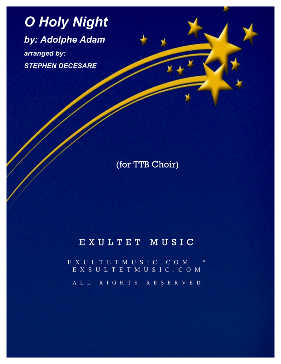 O Holy Night (TTB - High/Medium Key) O Holy Night (TTB - High/Medium Key) TTB scores gallery preview page 1