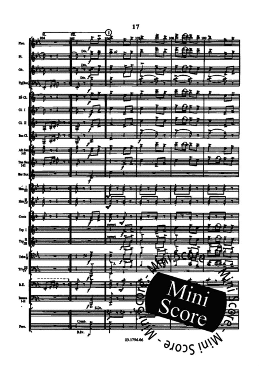 Marche Pour Harmonie ou Fanfare Fanfare Band scores gallery preview page 23