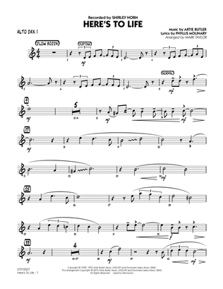 Here's To Life (Key: C minor) - Alto Sax 1