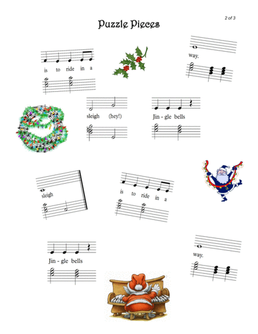 Jingle Bells Musical Puzzle