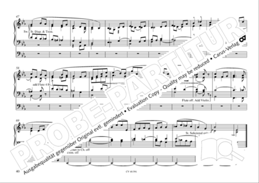 Free Organ Music from the Romantic Period, Vol. III (Freie Orgelmusik der Romantik, Band III) Organ scores gallery preview page 41