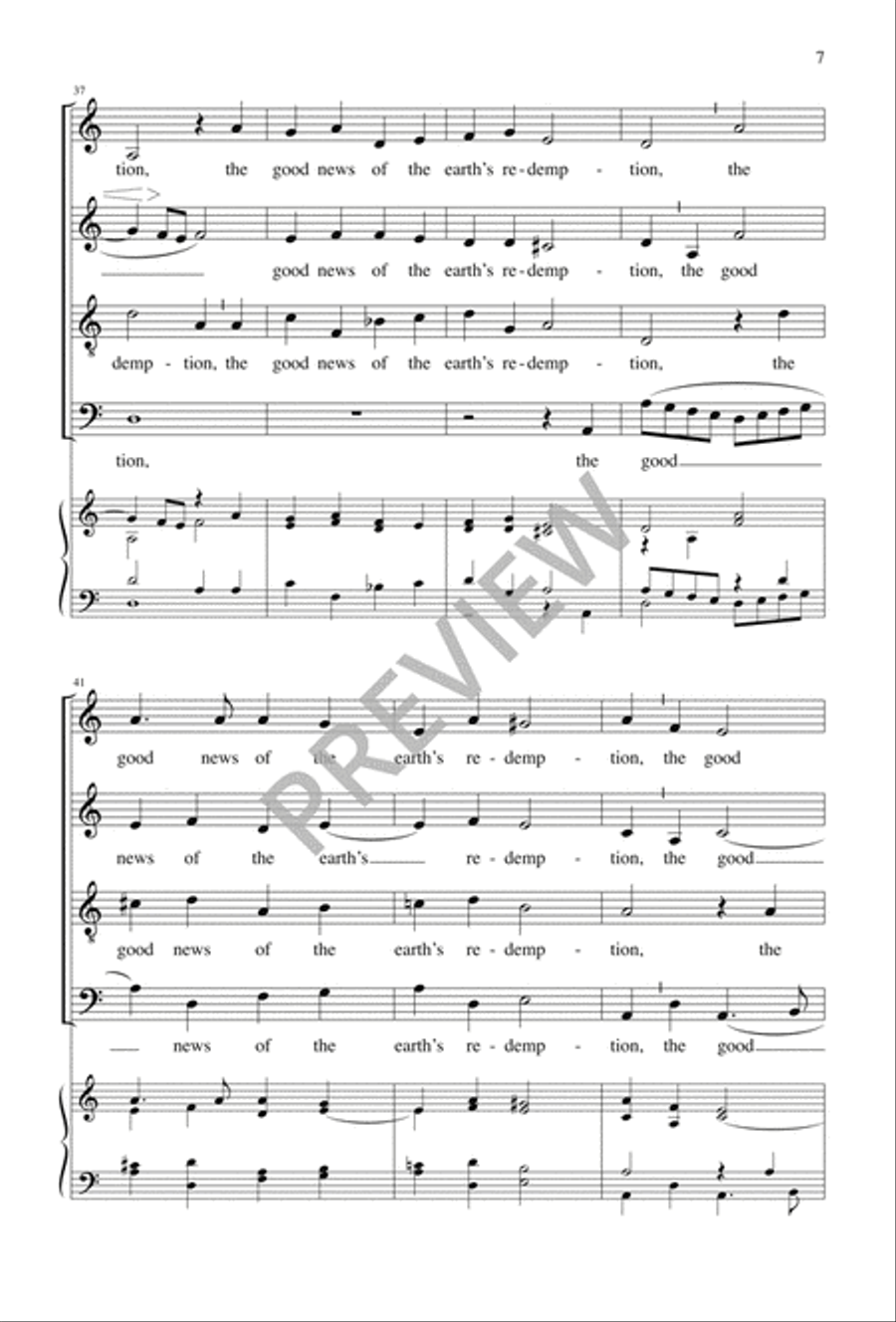 Lift Up Your Voice Lift Up Your Voice 4-Part scores gallery preview page 7