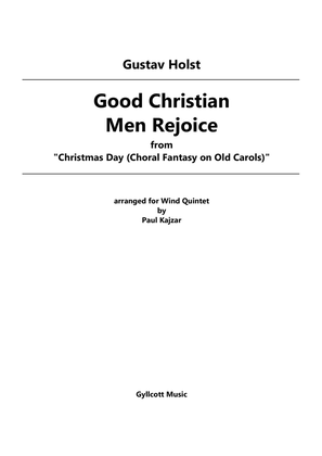 Good Christian Men Rejoice (Wind Quintet)
