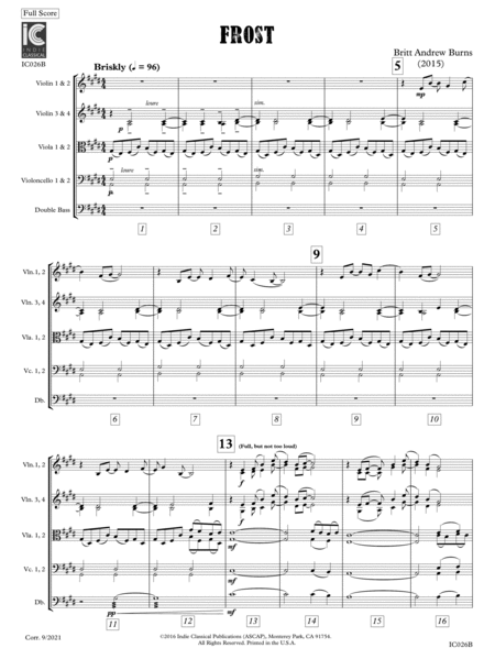 Forst - for String Orchestra