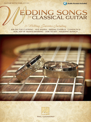 Book cover for Wedding Songs for Classical Guitar