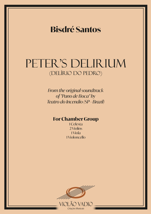 Book cover for Peter's delirium - Delírio do Pedro (from Pano de Boca)