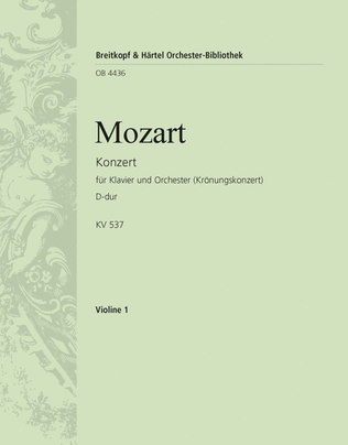 Piano Concerto [No. 26] in D major K. 537